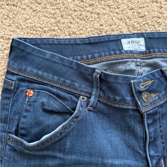 Hudson Jeans Blue Straight-Leg Classic Denim - Picture 4 of 9